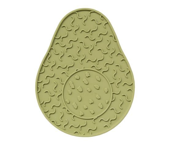 Dexypaws Stimulating Lick Mat in Avocado Shape
