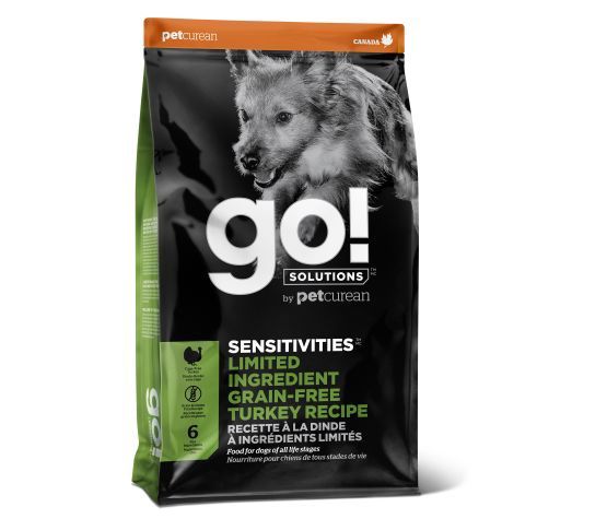 Go! - Sensitivities Grain-Free Turkey Recipe for Dogs, format: 12lbs