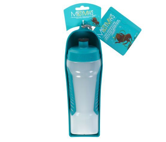 Messy Mutts - Bouteille D&#39;eau De Voyage Compressible Avec Bol Amovible, 16oz / 500ml - Bleue