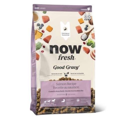 Now- Fresh Good Gravy Aux Grains Anciens Pour Chien Saumon, format: 22lbs