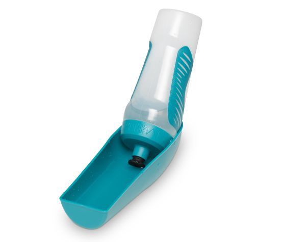 Messy Mutts - Bouteille D&#39;eau De Voyage Compressible Avec Bol Amovible, 16oz / 500ml - Bleue