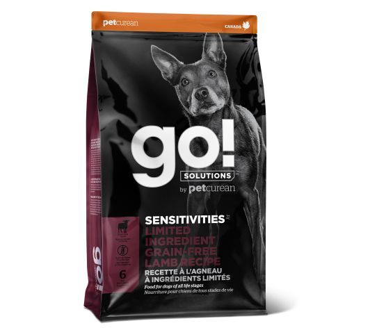 Go! - Sensitivities Grain-Free Lamb Dog Food, format: 12lbs