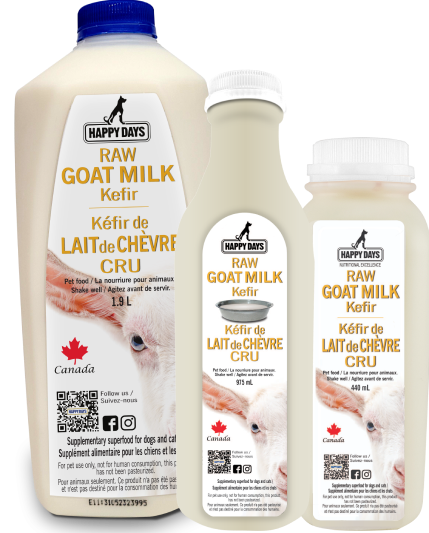 Happy Days - Frozen Natural Fermented Raw Goat Milk, format: 1.9l