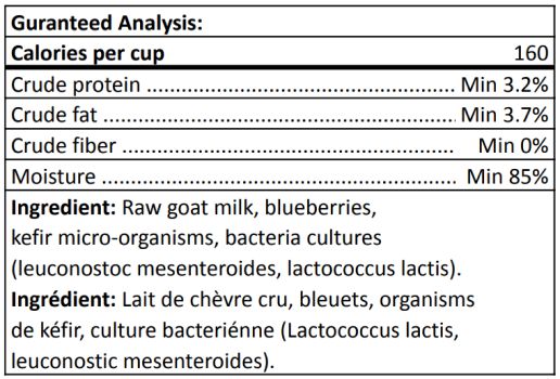 Happy Days - Frozen Fermented Raw Goat Milk