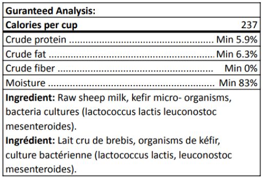 Happy Days - Frozen Fermented Raw Goat Milk