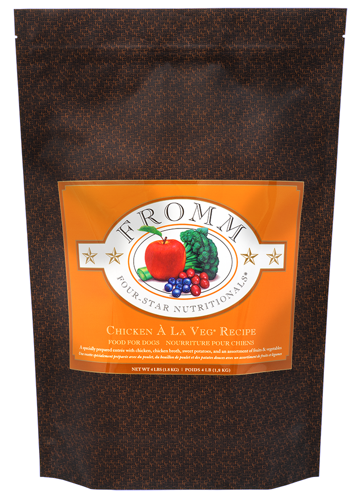 Fromm Four-Star- Chicken Recipe with Veggies, format: 4lbs