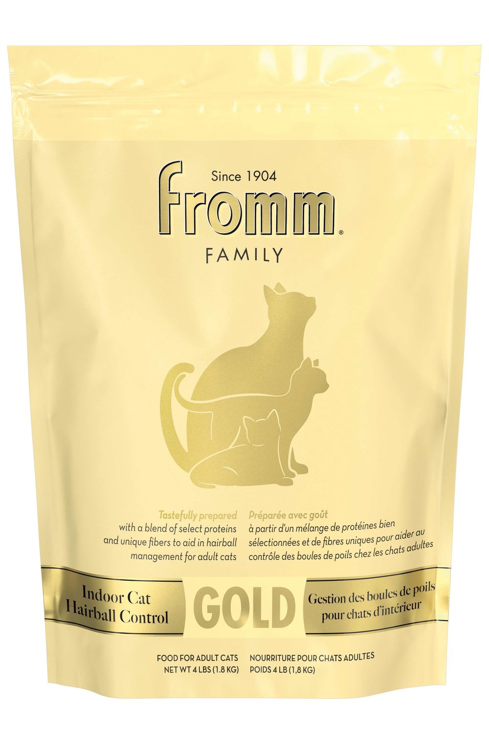 Fromm Gold - Hairball Control and Inner Health Cat Food, format: 4lbs