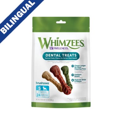 Whimzees par Wellness- gâterie en sac  a macher pour chien végétal