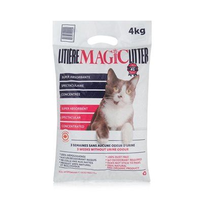 Magic- Litière absonrbante haute gamme pour chat, format: 4kg