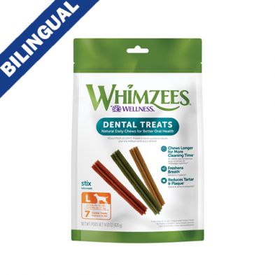 Whimzees par Wellness- gâterie en sac a macher pour chien végétal