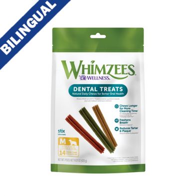 Whimzees par Wellness- gâterie en sac a macher pour chien végétal