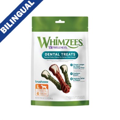 Whimzees par Wellness- gâterie en sac  a macher pour chien végétal