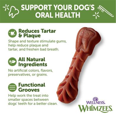Whimzees par Wellness- boite mixtes économique de gâterie a macher pour chien végétal