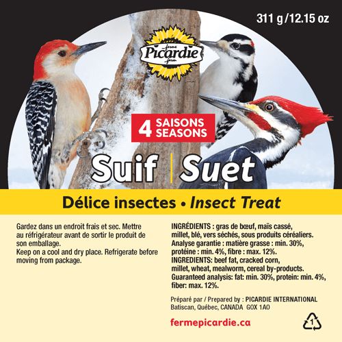 Picardie- Suif pour oiseaux sauvage