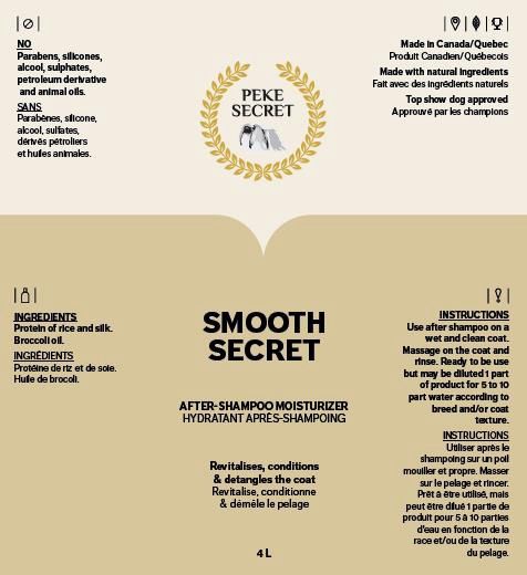 Peke Secret-Conditionneur pour chien et chat Smooth Secret 500ml