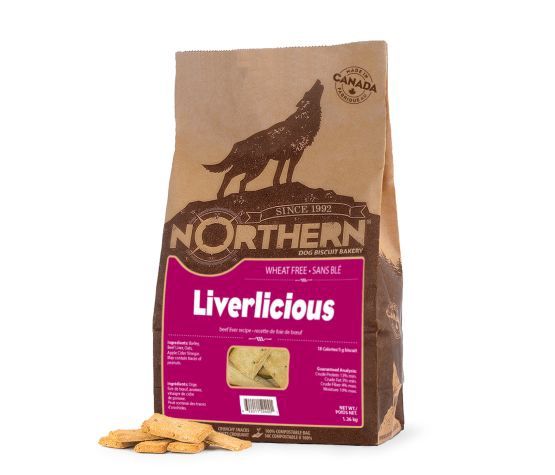 Northern Classic - Biscuits Sans Blé Pour Chien, Foie 500g