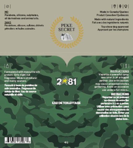 Peke Secret- Eau de toilettage 281, 120ml