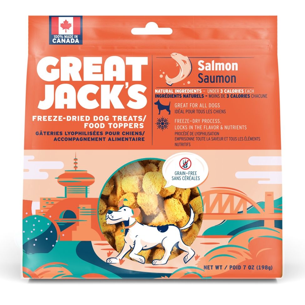 Great Jacks - Single Ingredient Dehydrated Salmon, format: 28gr