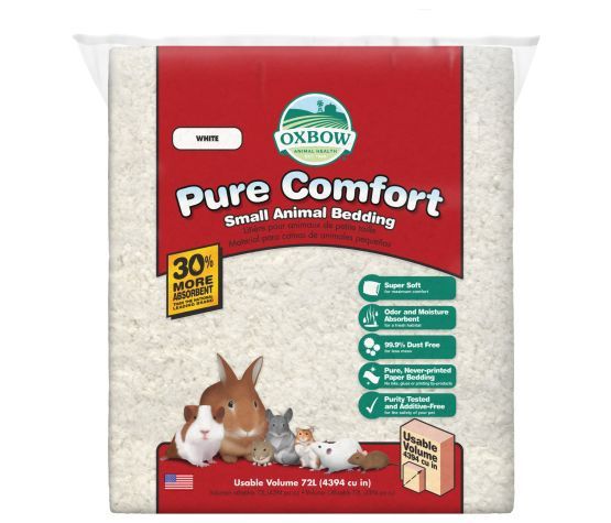 Oxbow - Pure Comfort Litière De Papier, Blanc 36 Litres