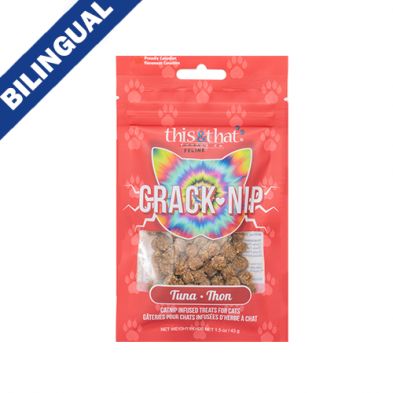 This &amp; That- Snack Station Crack-Nip gâterie a chat au Thon 43gr