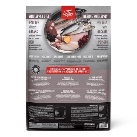 Orijen- nourriture pour chat Forme et santé