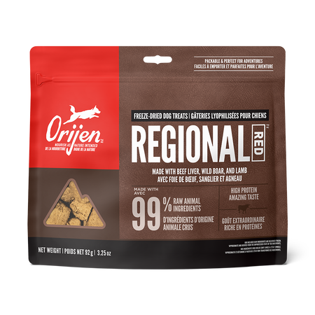 Orijen- Gâterie pour chien Lyophilisées sans grains 92gr
