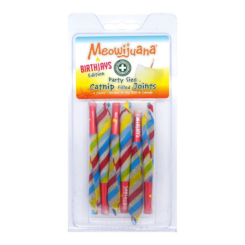 Smarter Paw - Meowijuana- Herbes a chat en rouleau 6 par paquet 7gr