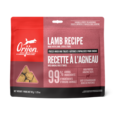 Orijen- Gâterie pour chien Lyophilisées sans grains 92gr