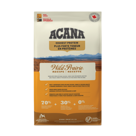 Acana - High Protein Recipe Dog Food, Wild Prairie, format: 2kg