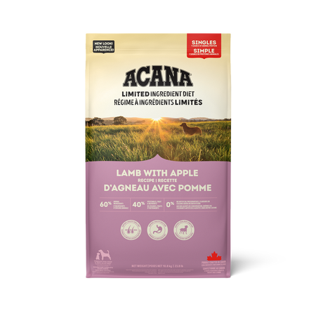 Acana - Food Recipe with Lamb and Apple, Limited Ingredients, format: 1.8kg
