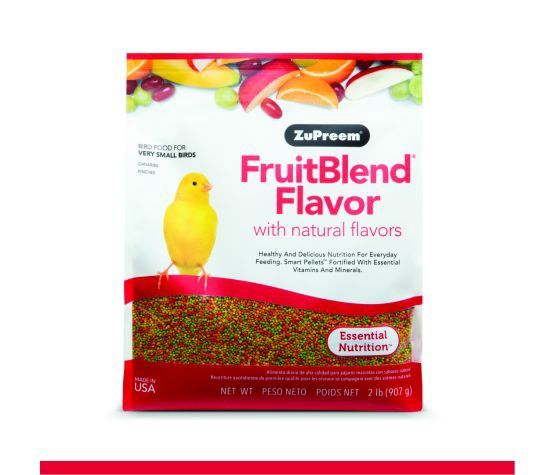 Zupreem- "fruitblend" Nourriture pour tous types d'oiseaux