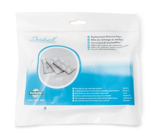 Petsafe - Filtre Au Charbon Premium Pour Fontaine Drinkwell Pqt 3 Petsafe - Filtre Au Charbon Premium Pour Fontaine Drinkwell Pqt 3