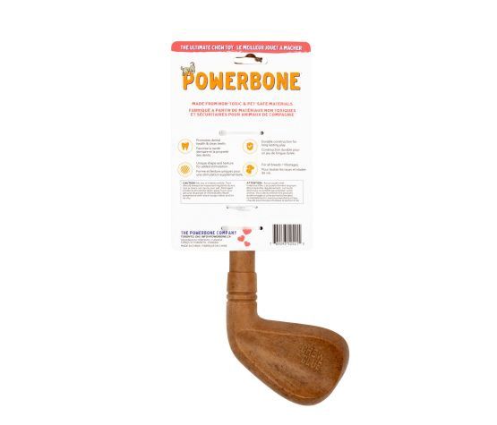 Powerbone - Jouet à Mâcher Pour Chien, Nylon &amp; Bambou - Bâton De Golf 12&quot;