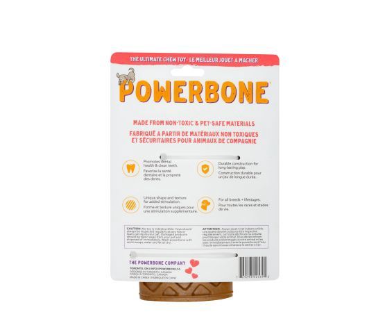 Powerbone - Jouet à Mâcher Pour Chien, Nylon &amp; Bambou - Mitaine De Four 7"