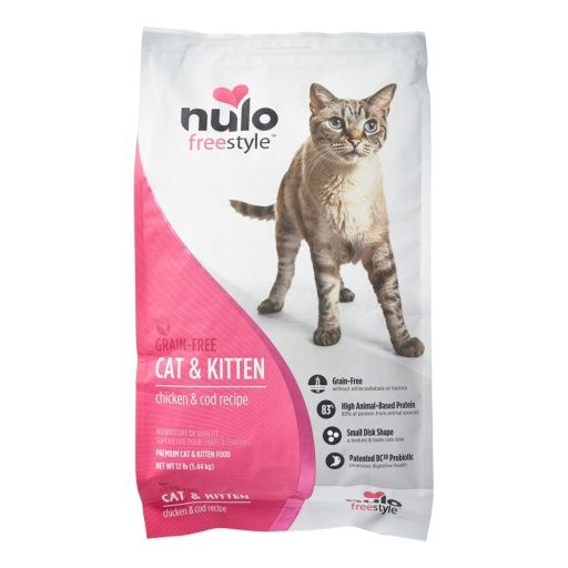 Nulo- Freestyle nourriture Chat &amp; chaton poulet et morue, Size: 5lbs
