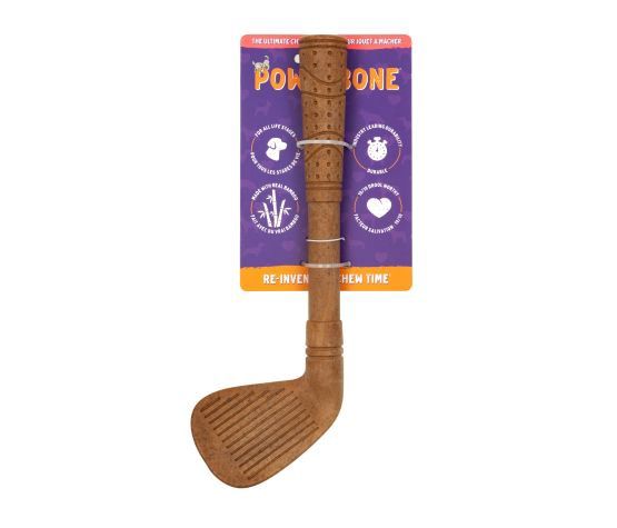Powerbone - Jouet à Mâcher Pour Chien, Nylon &amp; Bambou - Bâton De Golf 12&quot;