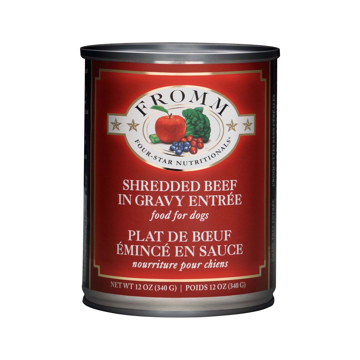Fromm - Four Star, shredded beef in gravy 12oz