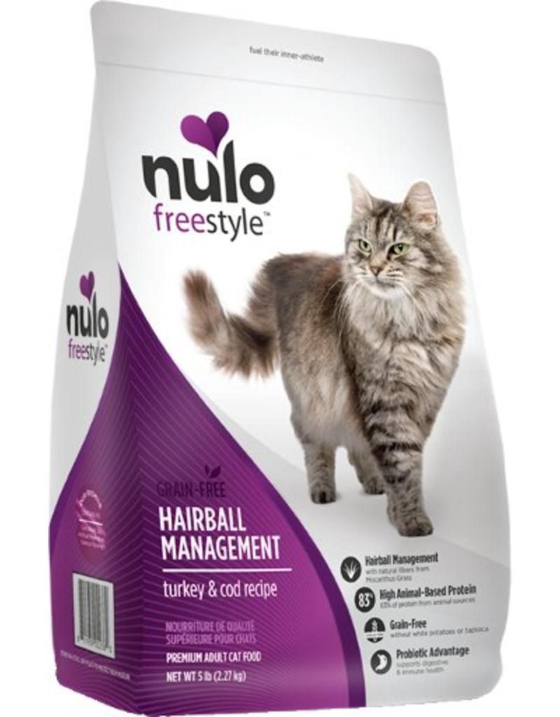 Nulo- Freestyle nourriture Chat contrôle des boules de poils  dinde &amp; morue, Size: 5lbs