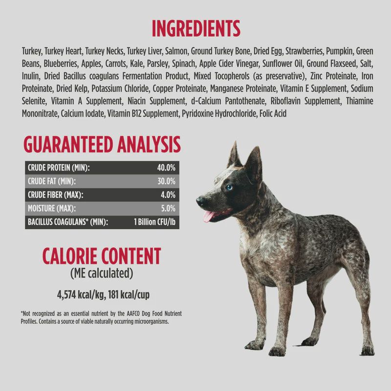 Nulo- Lyophilisé pour chien dinde &amp; saumon