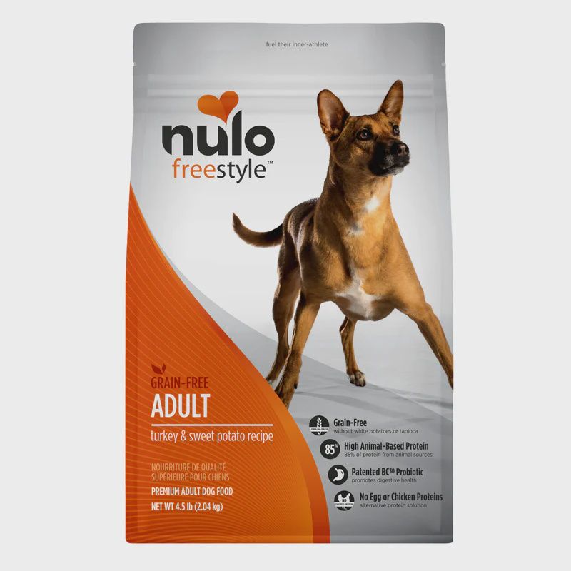 Nulo- Freestyle nourriture a chien haute en proteines Dinde et patate douce
