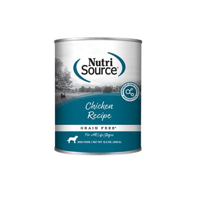 NutriSource - Conserve, Poulet sans grains, 12.3oz