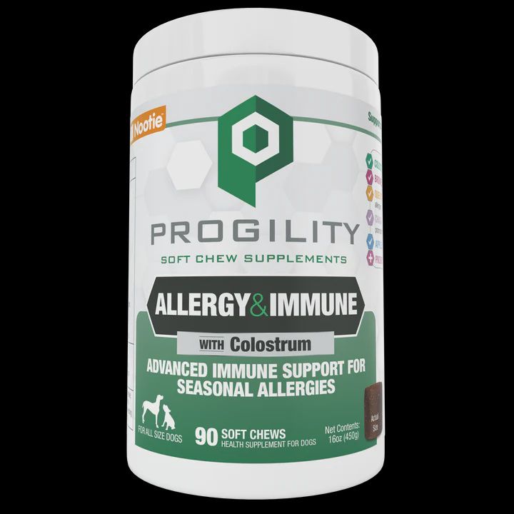 Progility – Suppléments pour le soulagement des allergies, format: 90 morceaux
