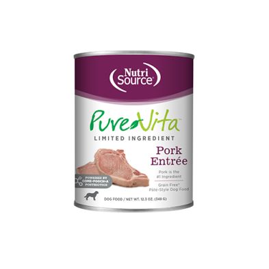 Purevita, Ingrédients Limités, Entrée de porc, 12.3oz
