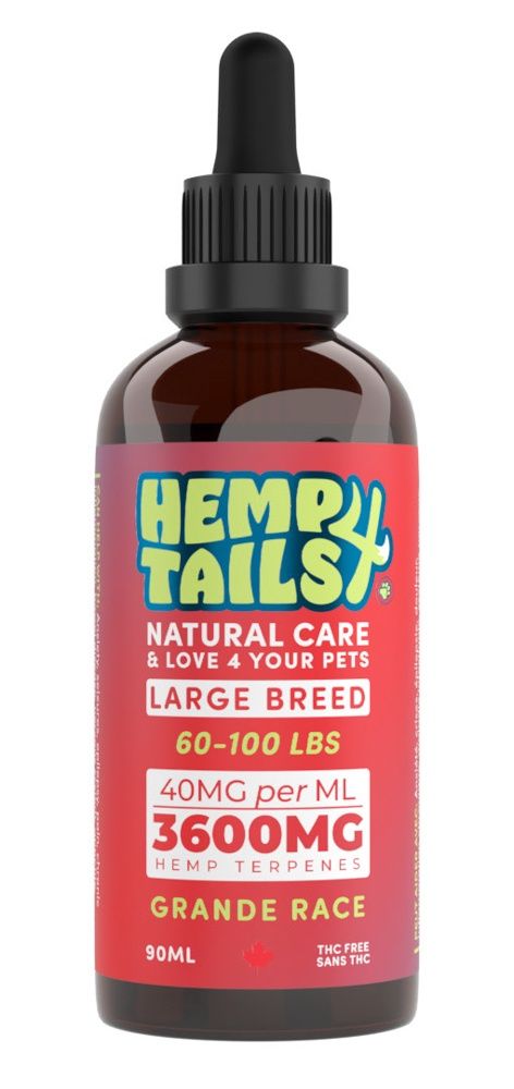 Hemp 4 tails - Hemp oil for large breed dogs, format: 3600MG