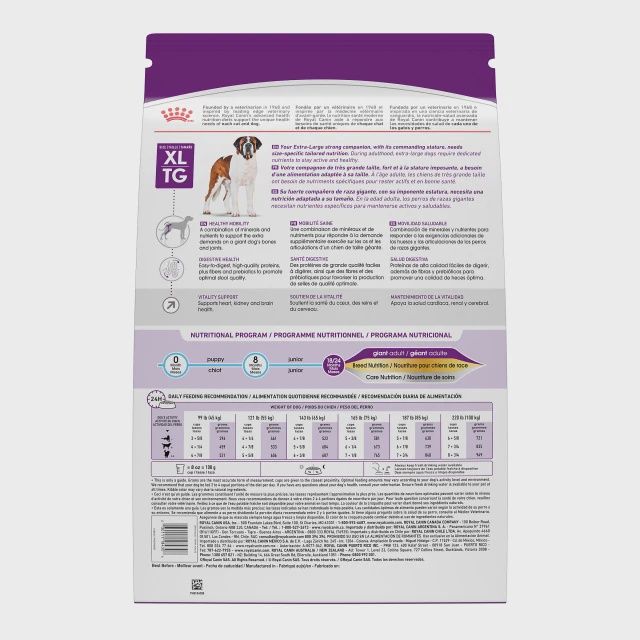 Royal Canin- Race géante  adulte 30lbs
