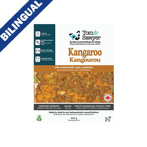 Tow&amp;Sawyer - Kangourou - Repas delicatement congelé cuits pour chiens