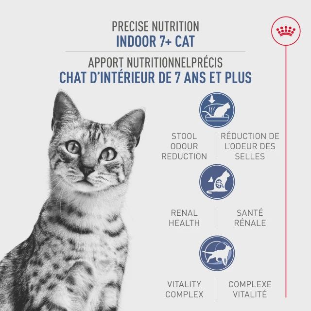 Royal Canin- Chat D&#39;intérieur adulte 7 et +