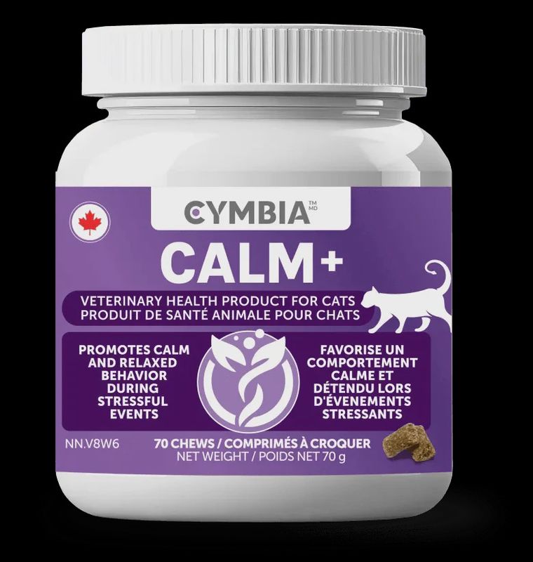 Cymbia- Calm+ Supplement for Cats Against Stress and Anxiety 70g