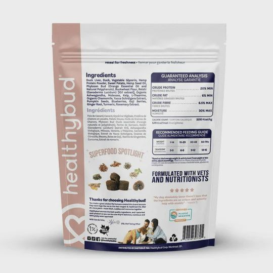 HealthyBud - Functional Dog Treat &quot;Boost&quot; 4.6oz