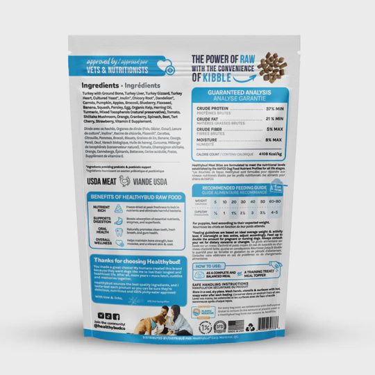 HealthyBud - Rehydratable Dog Meal Bites 397g